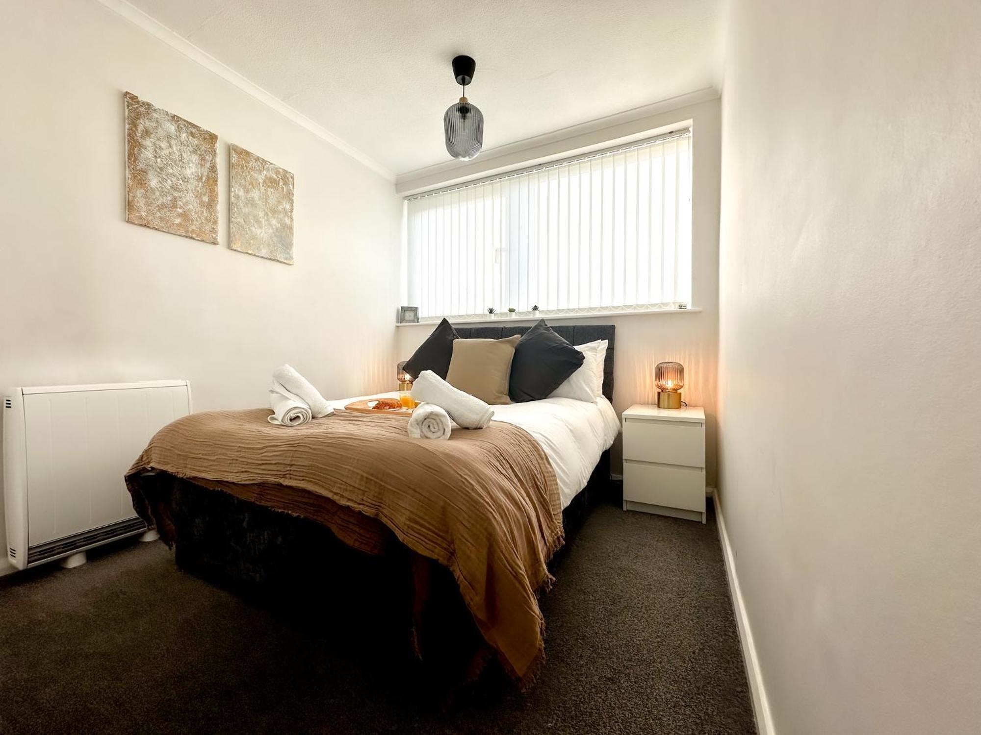 Contemporary And Cosy Birmingham Apartment- Free Parking & Wi-Fi Bagian luar foto