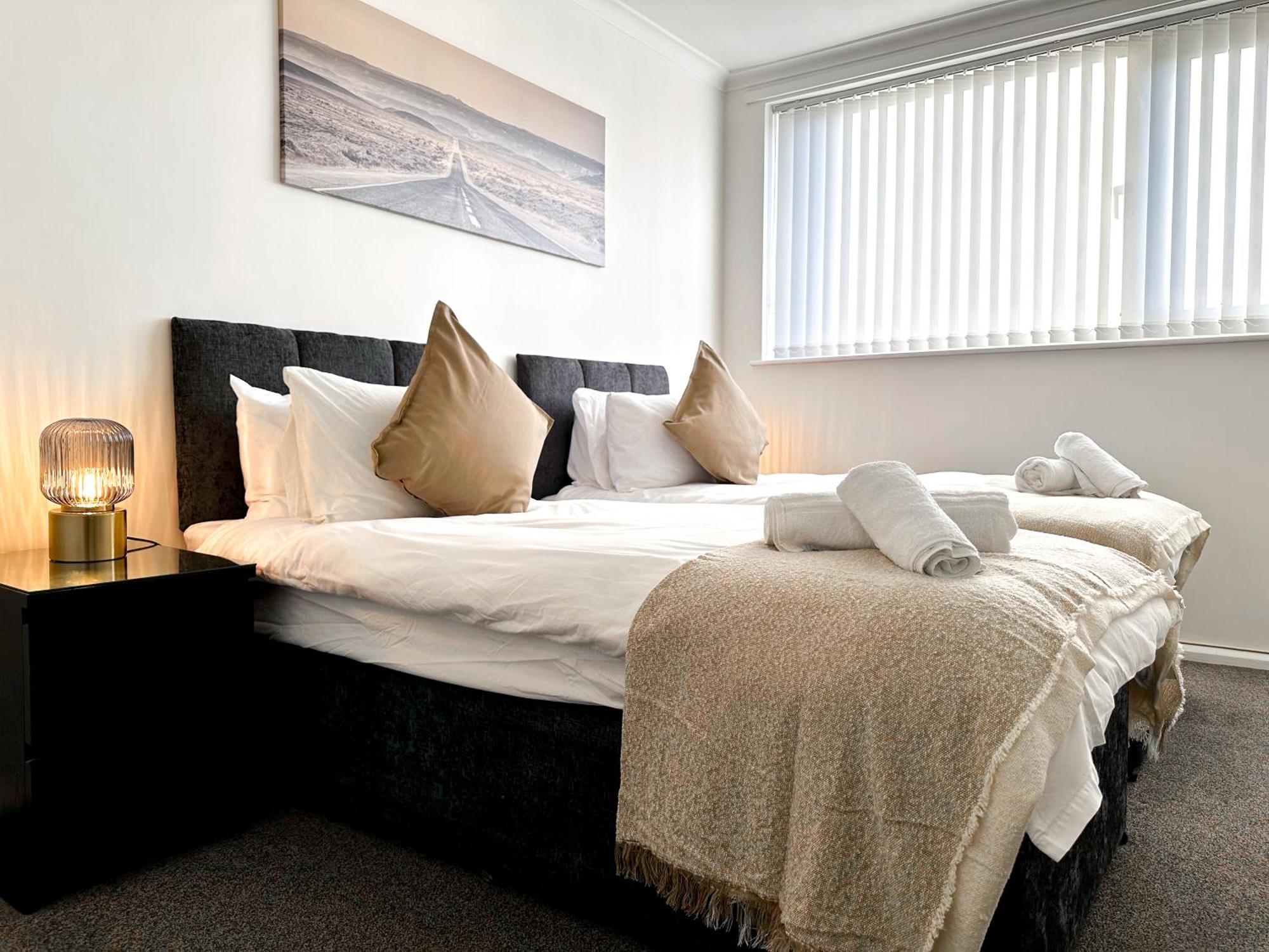 Contemporary And Cosy Birmingham Apartment- Free Parking & Wi-Fi Bagian luar foto
